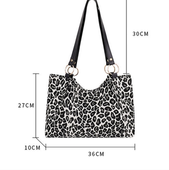 Leopard Print Tote - Picture 6 of 7